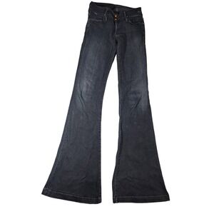 Vintage Y2K Goldsign Sissi Jeans Womens 31 Flare Leg Low Rise Made USA Stretch